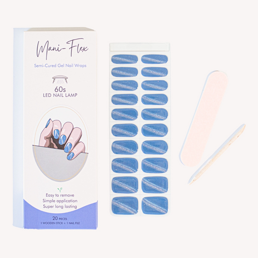 Sapphire Dream UV Gel Nail Wraps