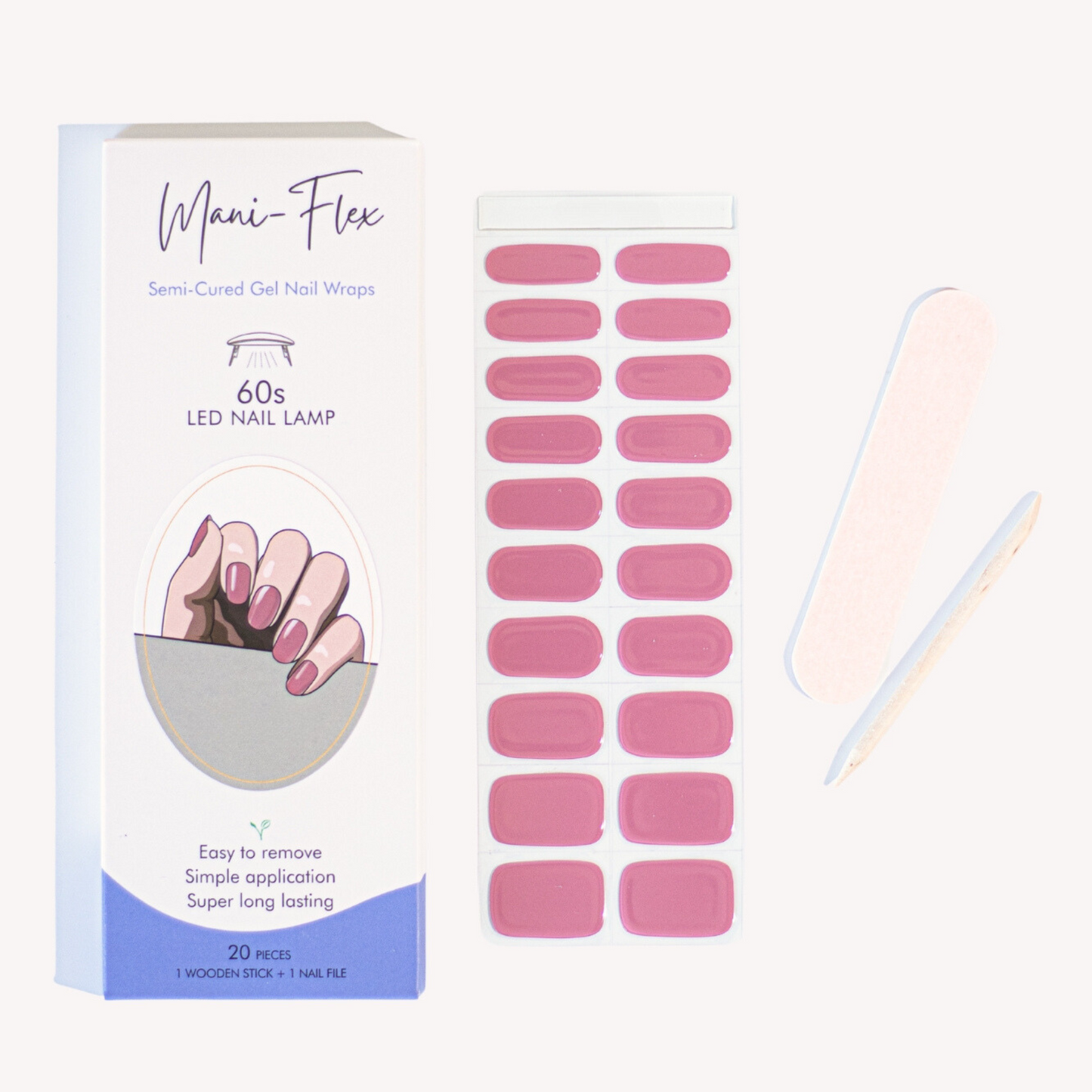 Mauvelous UV Gel Nail Wraps