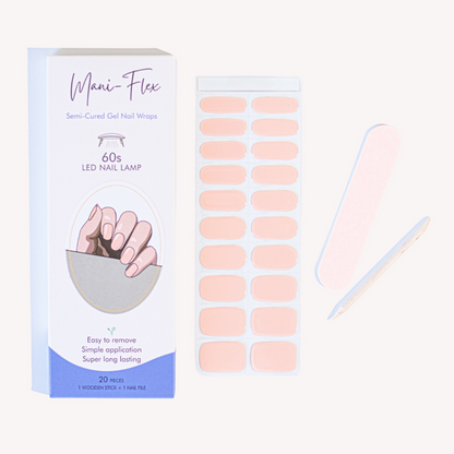 Blush Pink UV Gel Nail Wraps