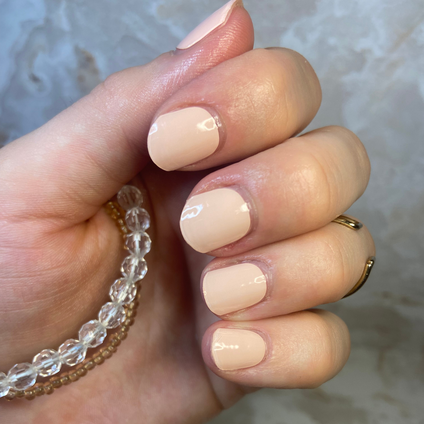 Blush Pink UV Gel Nail Wraps