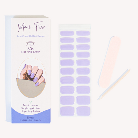 Lavender Bliss UV Gel Nail Wraps