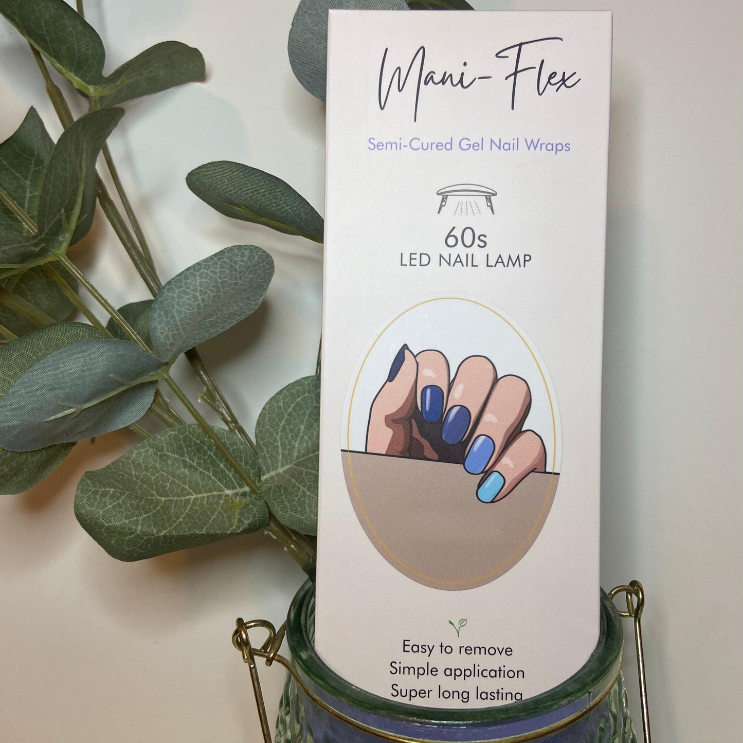 Winter Blues UV Gel Nail Wraps - Mani-Flex