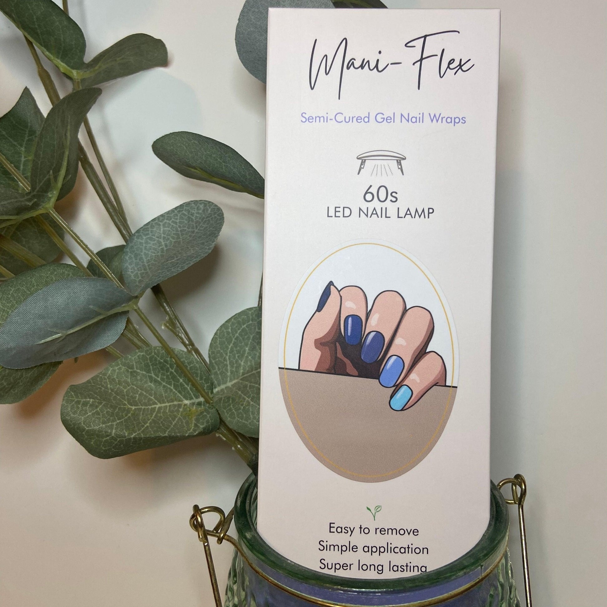 Winter Blues UV Gel Nail Wraps - Mani-Flex