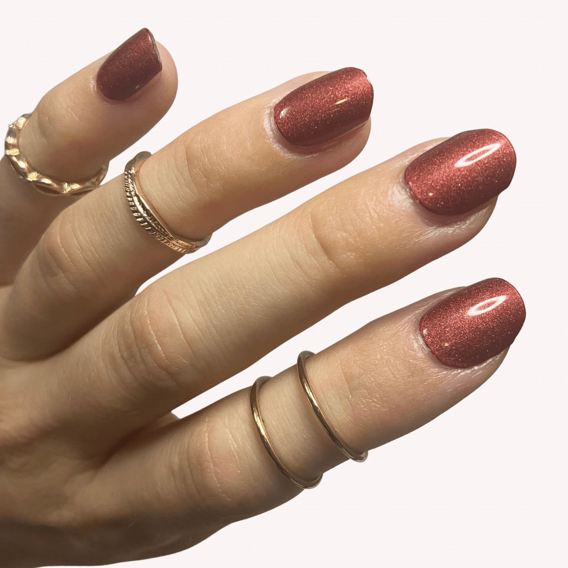 Cherry Sparkle UV Gel Nail Wraps - Mani-Flex