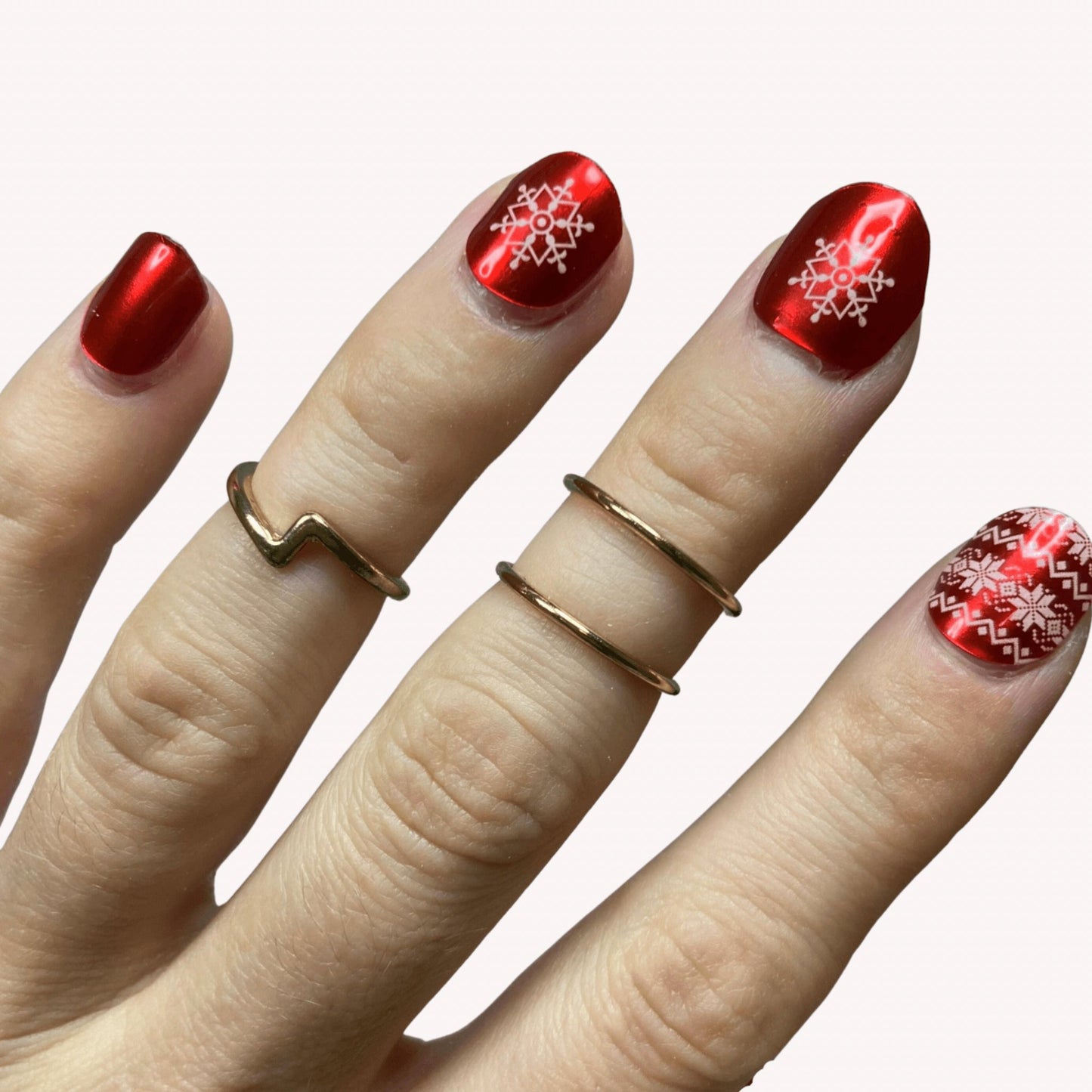 Holiday Flannel UV Gel Nail Wraps - Mani-Flex